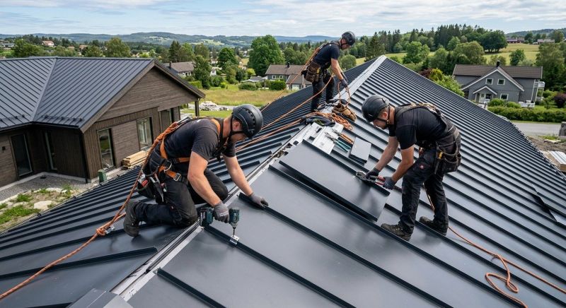 Sheet Roofing Installation